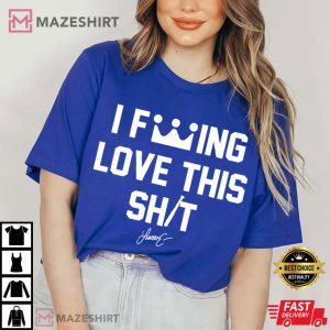 Lucas Erceg I Fucking Love This Shit Baseball Fan T Shirt (3)