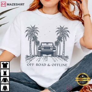 Off Road Offline Jeep Coastal Adventure T Shirt (4)