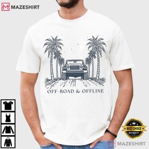 Off Road Offline Jeep Coastal Adventure T Shirt (1)