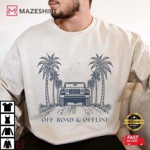 Off Road Offline Jeep Coastal Adventure T Shirt (2)