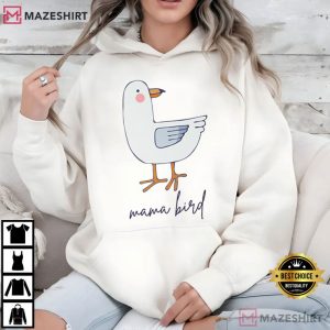 Mama Bird Cute Seagull Mothers Day T Shirt (3)