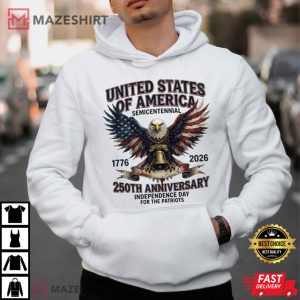 USA Independence Day 250th Anniversary Of The United States T Shirt (3)