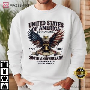 USA Independence Day 250th Anniversary Of The United States T Shirt (4)