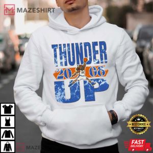 Thunder Up Banner Oklahoma City Basketball T Shirt (3)