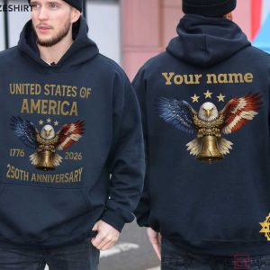 USA 250th Anniversary 1776 2026 Patriotic Personalized T Shirt (2)