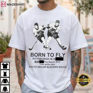 Born To Fly Philadelphia Flyers Hockey T Shirt (1)