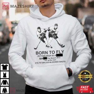 Born To Fly Philadelphia Flyers Hockey T Shirt (2)