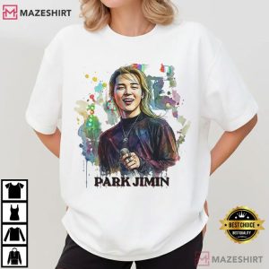 Park Jimin BTS Kpop Fan Apparel Watercolor T Shirt (1)