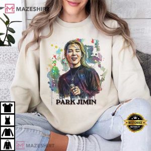 Park Jimin BTS Kpop Fan Apparel Watercolor T Shirt (6)