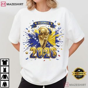 Bosnia 2026 Soccer Football Fan Gift Sports T Shirt (2)