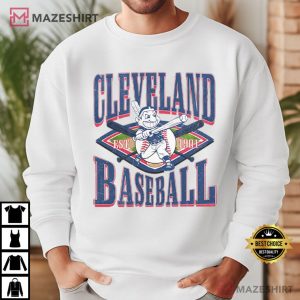 Cleveland Baseball Vintage Game Day T Shirt (2)