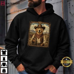 Labrador Retriever Cowboy Western Dog Country T Shirt (3)