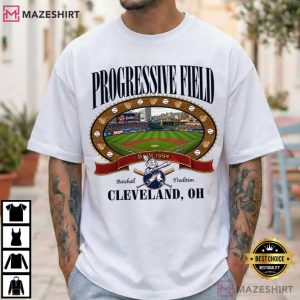 Cleveland Guardians Baseball Progressive Field Stadium Game Day T Shirt (1)