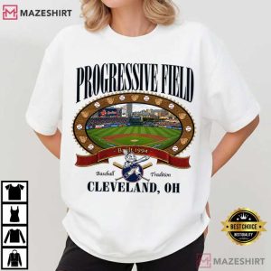 Cleveland Guardians Baseball Progressive Field Stadium Game Day T Shirt (2)