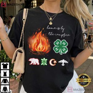 Home By The Campfire Camp Scholarship T Shirt (4)