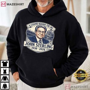 John Sterling Memorial A Legend Behind The Mic 1938–2026 Tribute T Shirt (3)