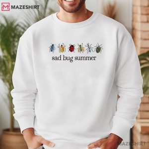 Sad Bug Summer Minimal Nature Embroidered Sweatshirt (3)