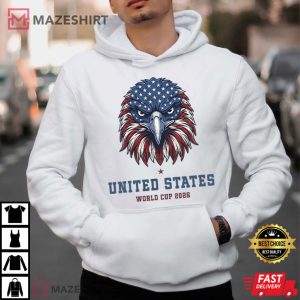 United States Eagle American Football Fan World Cup 2026 T Shirt (4)