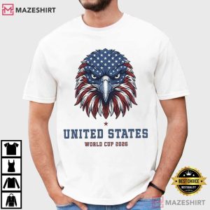 United States Eagle American Football Fan World Cup 2026 T Shirt (1)