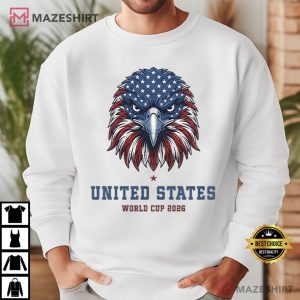 United States Eagle American Football Fan World Cup 2026 T Shirt (3)