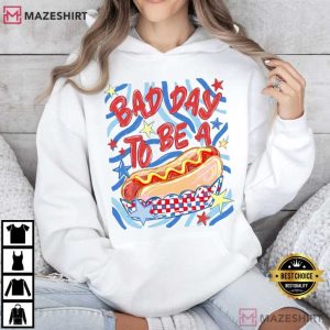 Bad Day To Be A Hot Dog 4th Of July Funny Patriotic T Shirt (1)