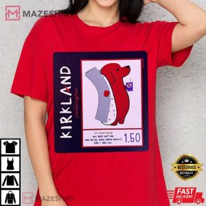 Dachshund Kirkland Washington Hotdog Parody T Shirt (4)