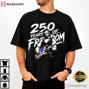 President Abraham Lincoln Playing Guitar 4th Of July T Shirt (2)