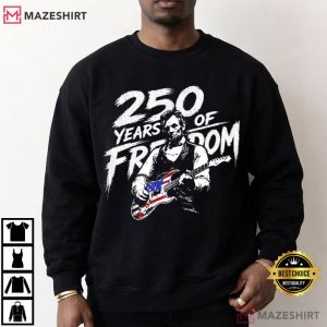 President Abraham Lincoln Playing Guitar 4th Of July T Shirt (3)