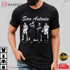 San Antonio Spurs Wembanyama Dylan Harper Castle Basketball T Shirt (3)