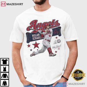 Schanuel Los Angeles Baseball Vintage Game Day T Shirt (1)