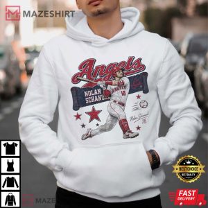 Schanuel Los Angeles Baseball Vintage Game Day T Shirt (3)