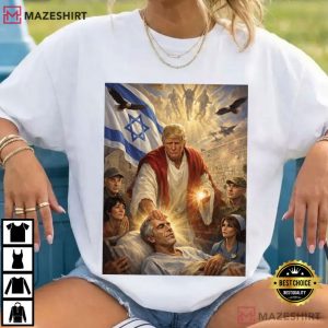 Trump Healing Epstein Satirical Political Funny Meme T Shirt (2)