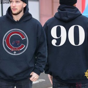Chicago Cubs Parody Logo Dean Busboom 90th Baseball T Shirt (2)