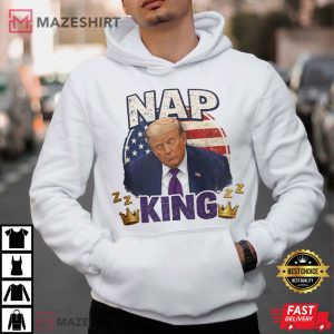 Nap King Political Meme Sleepy Trump Funny Patriotic T Shirt (4)