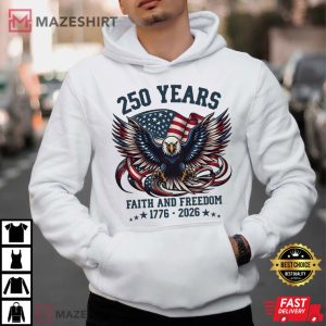 America 1776 USA 250th Anniversary Patriotic 4th Of July T Shirt (2)