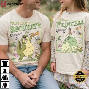 Disney Princess Security Dad And Daughter Matching Father's Day T Shirt (1)