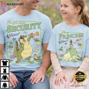 Disney Princess Security Dad And Daughter Matching Father's Day T Shir (3)