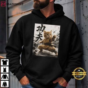 Kung Fu Cat Martial Arts Kitten T Shirt (4)