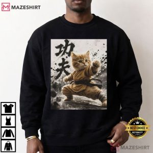 Kung Fu Cat Martial Arts Kitten T Shirt (3)