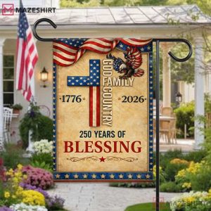 American Faith Patriotic 250th USA Freedom Cross Flag (2)