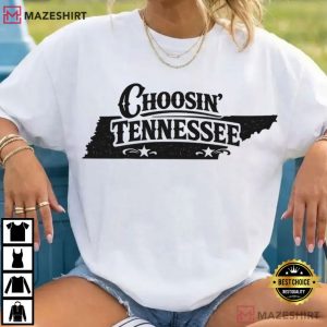 Choosing Tennessee State Pride Country Music Lyric T Shirt (1)