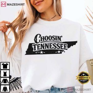 Choosing Tennessee State Pride Country Music Lyric T Shirt (2)