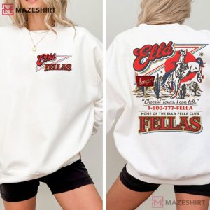 Ella's Fellas Club Vintage Western Concert Rodeo Music T Shirt (2)