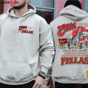 Ella's Fellas Club Vintage Western Concert Rodeo Music T Shirt (3)