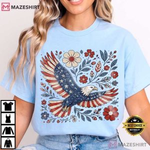 Patriotic Eagle America 4th Of July 250th Years T Shirt (2)