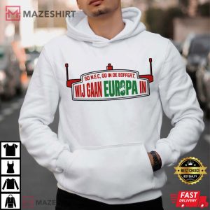 We Are Going To Europe NEC Nijmegen Football T Shirt (2)