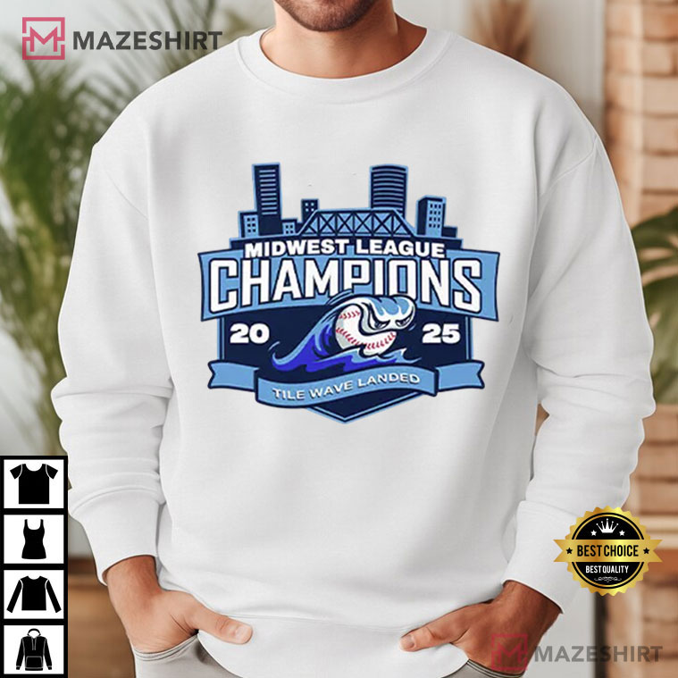 West Michigan Whitecaps Midwest League Champions 2025 Baseball T-Shirt West Michigan Whitecaps Midwest League Champions 2025 Baseball T-Shirt