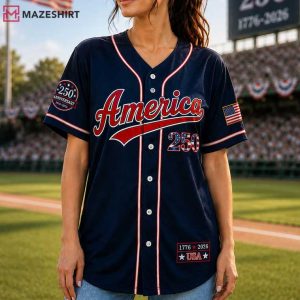America 250 Patriotic Personalized USA Baseball Jersey (1)