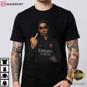 Arsenal Mikel Arteta FC Champions 2026 Football T Shirt (1)