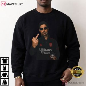 Arsenal Mikel Arteta FC Champions 2026 Football T Shirt (2)